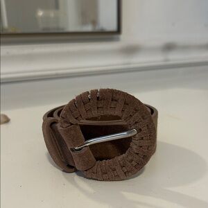 Evereve Textured Brown Belt
